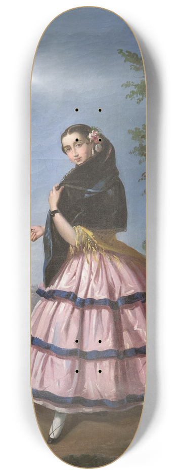 Manuel Cabral Aguado Bejarano - Seville Maja 8.25 inch art skate deck