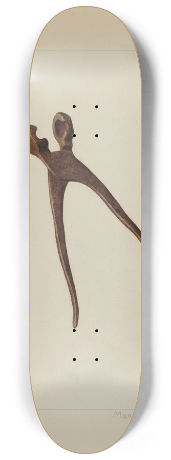 Manuel G. Runyan - Bullet Mold 8.25 inch art skate deck