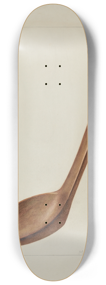 Manuel G. Runyan - Wooden Spatula 8.25 inch art skate deck