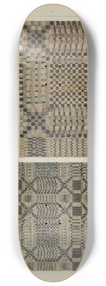 Manuel G. Runyan - Woven Coverlet 8.25 inch art skate deck