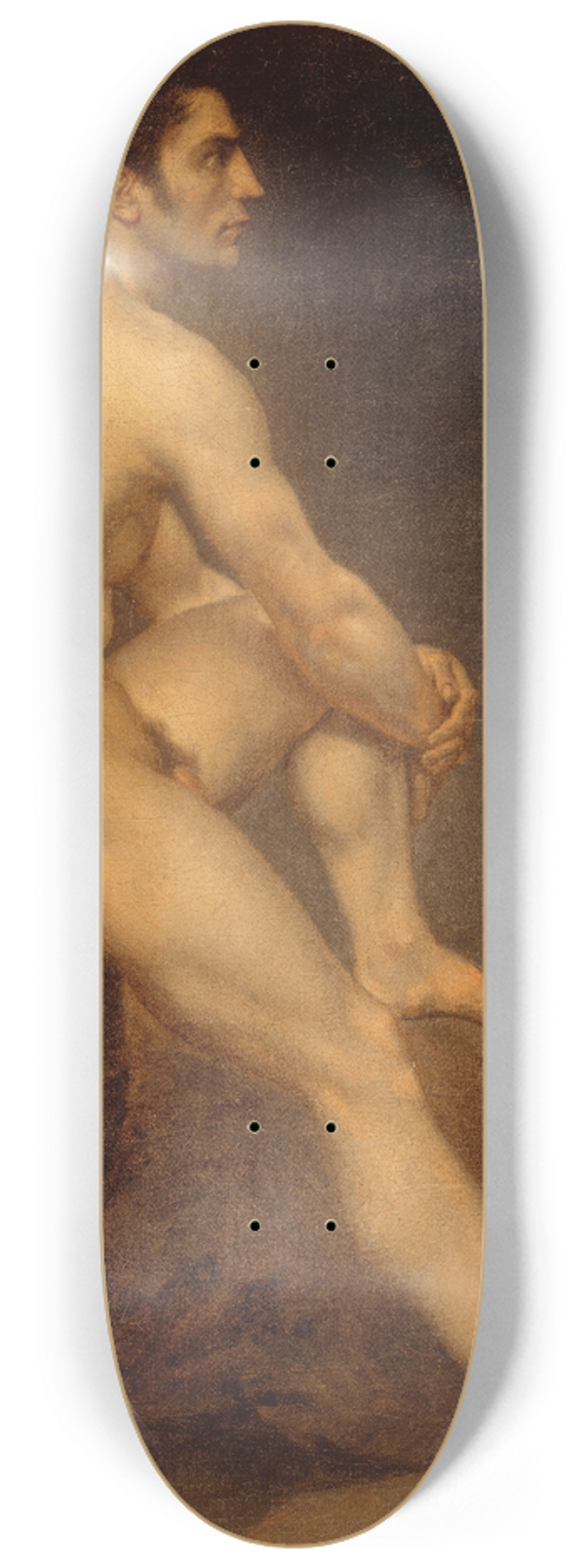 Manuel Ignacio Vzquez - Male Nude 8.25 inch art skate deck
