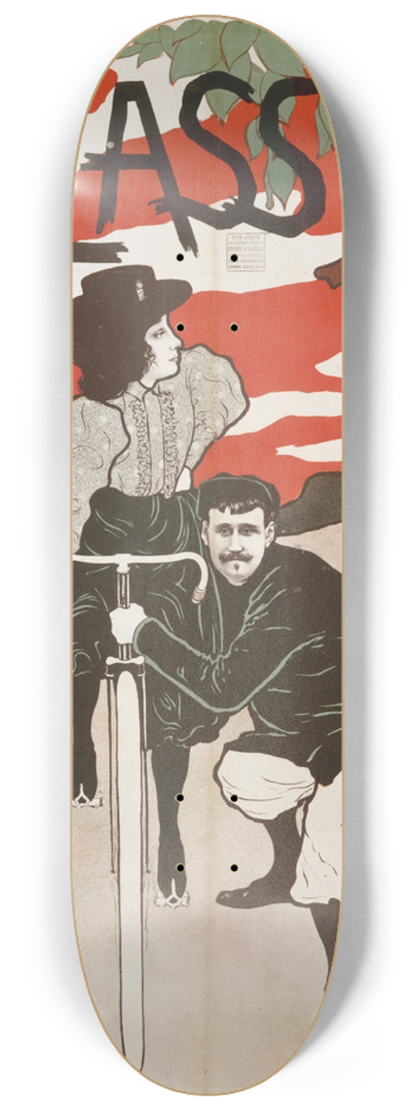 Manuel Robbe - PLASSON CYCLES 8.25 inch art skate deck