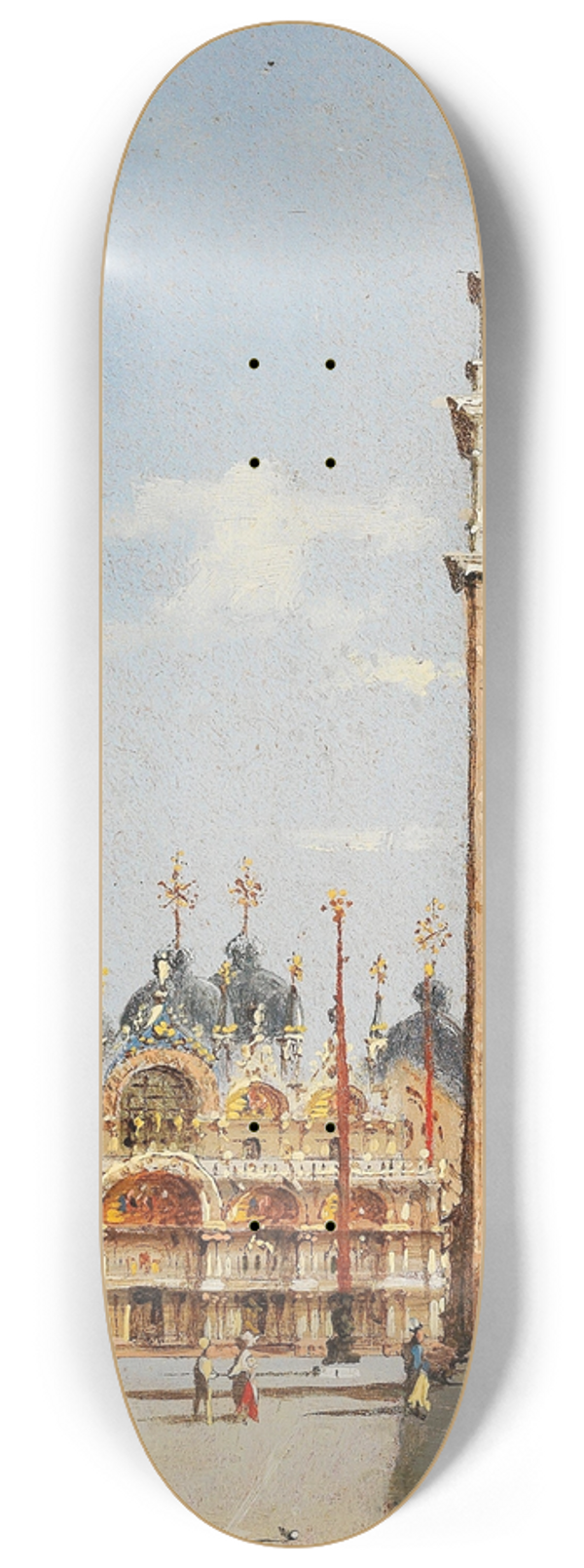 Marco Grubacs - Venice, a view of St Marks Square 8.25 inch art skate deck
