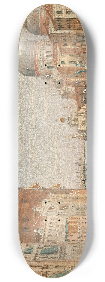Marco Grubas - Venice, a View of the Grand Canal 8.25 inch art skate deck
