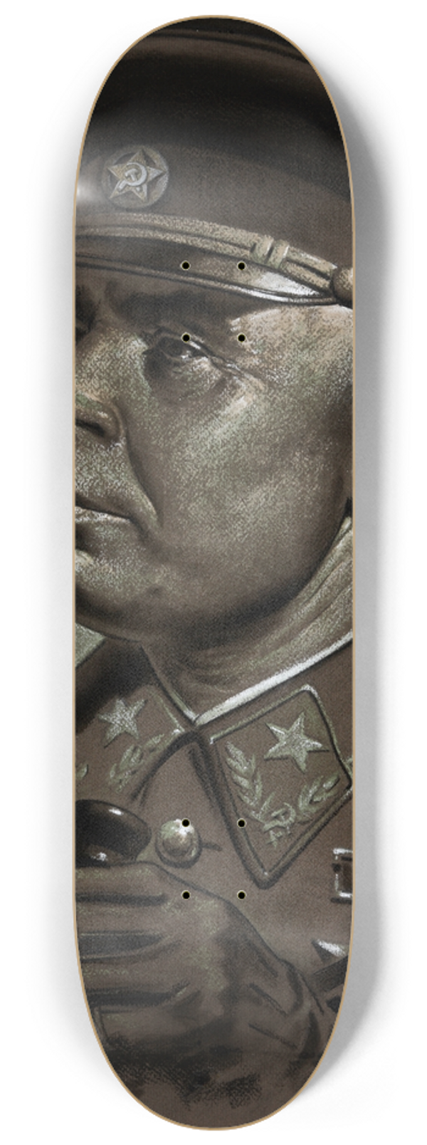 Marc Stone - Marshal Semyon Timoshenko 8.25 inch art skate deck