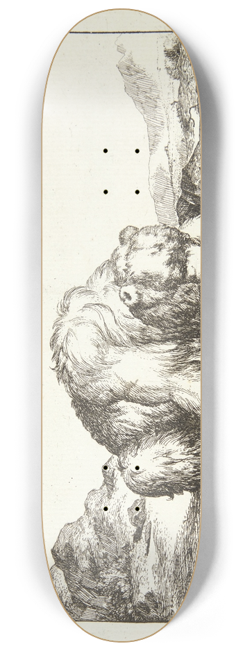 Marcus de Bye - Drikkende bjrn 8.25 inch art skate deck