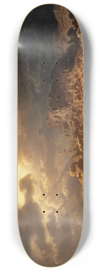 Marcus Larson - Gale on the Bohusln Coast 8.25 inch art skate deck