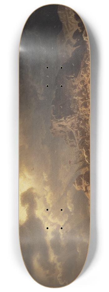 Marcus Larson - Gale on the Bohusln Coast 8.25 inch art skate deck