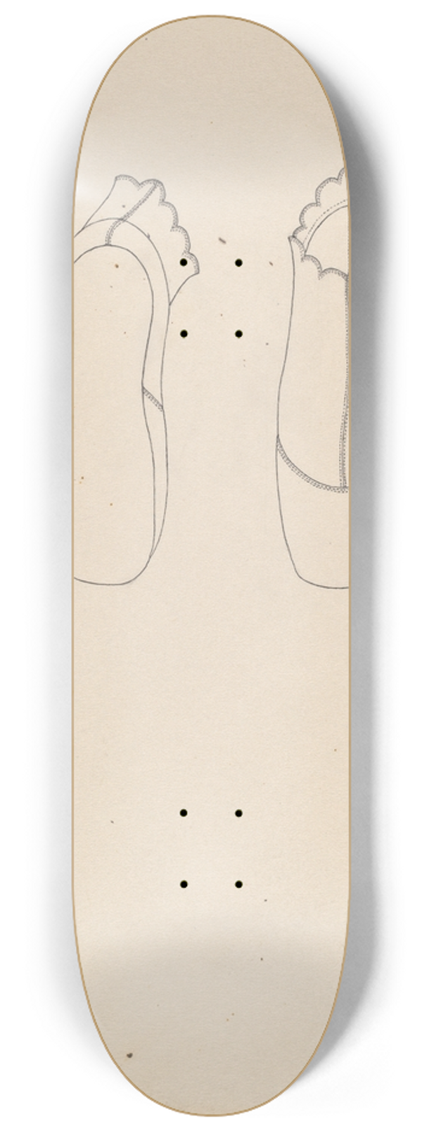 Margaret Concha - Baby Shoe 8.25 inch art skate deck