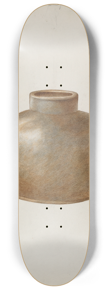 Margaret Stottlemeyer - Stone Fruit Jar 8.25 inch art skate deck