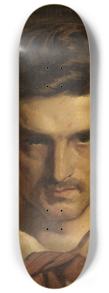 Anselm Feuerbach - Jugendliches Selbstbildnis 8.25 inch art skate deck