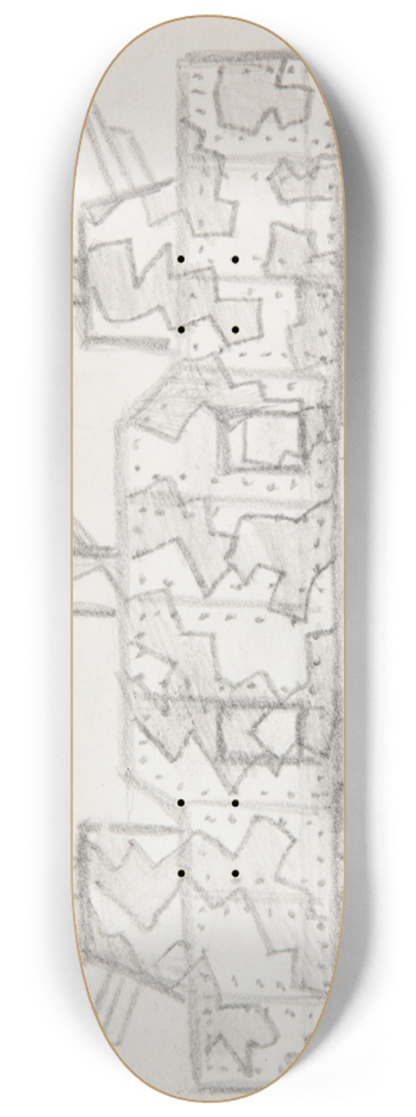 Marian Kopf - Formy abstrakcyjne 8.25 inch art skate deck