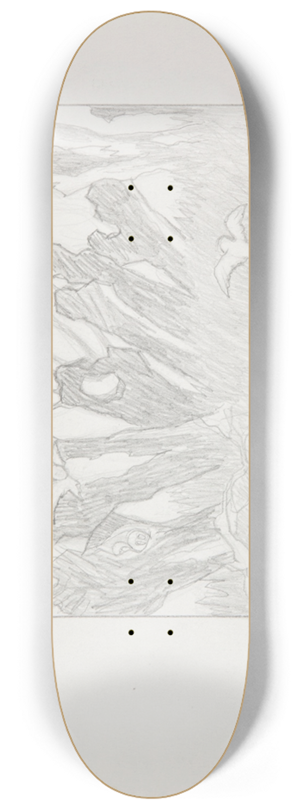 Marian Kopf - Sowy 8.25 inch art skate deck