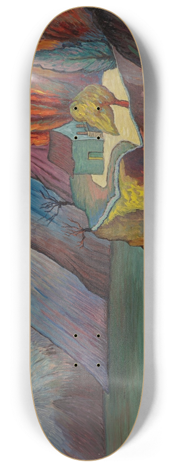 Marianne von Werefkin - Precipice 8.25 inch art skate deck