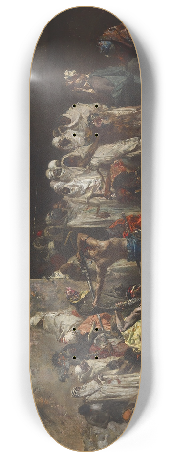 Mariano Fortuny Marsal - Arab Fantasia 8.25 inch art skate deck