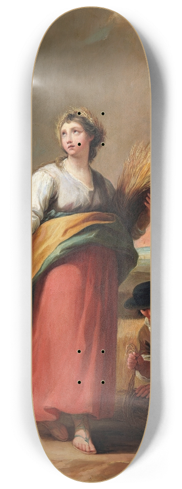 Mariano Salvador Maella - El Verano 8.25 inch art skate deck