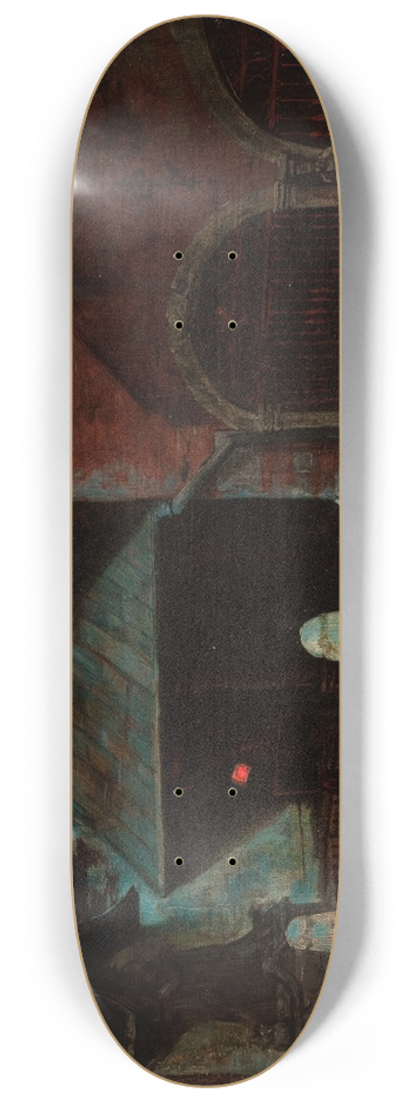 Marian Wawrzeniecki - St Marys Church in Krakow 8.25 inch art skate deck