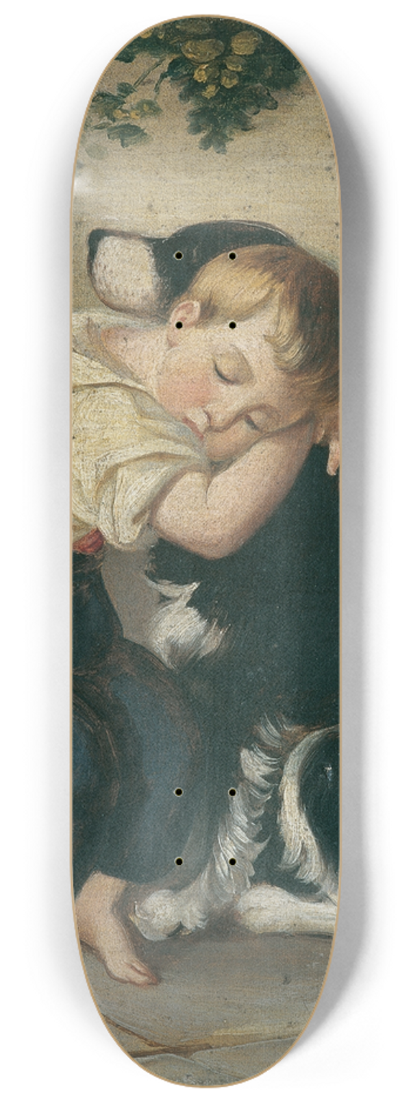 Maria Theresia - Knabe mit Hund 8.25 inch art skate deck