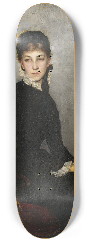 Maria Wiik - Portrait Of Hilda Wiik 8.25 inch art skate deck