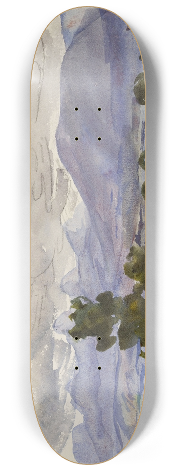 Marie Bracquemond - Paysage de Divonne 8.25 inch art skate deck