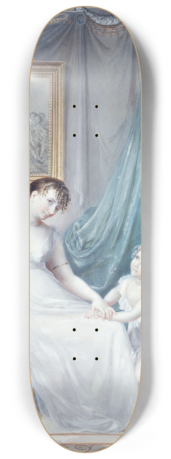 Marie-Gabrielle Capet - Portrait prsum de Madame Marie-Alexandre Vincent et de son fils Andr 8.25 inch art skate deck