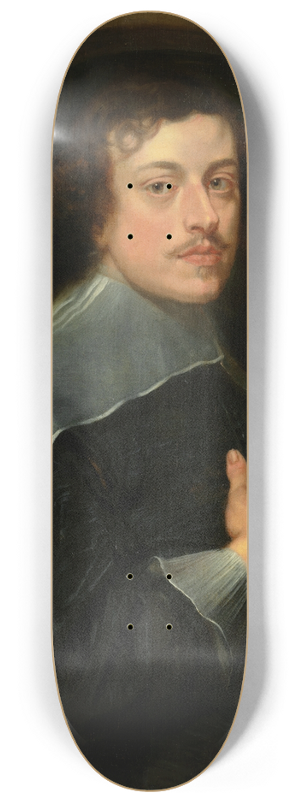 Anthonie Palamedesz. - Portret van Balthasar II Moretus 8.25 inch art skate deck