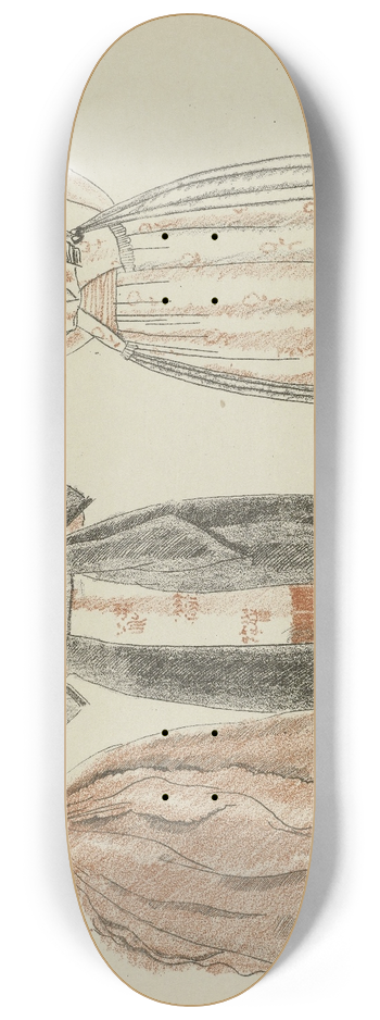 Mario Simon - Worth ; Beer 8.25 inch art skate deck