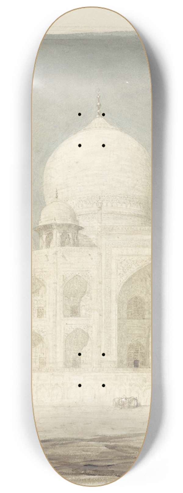 Marius Bauer - De Taj Mahal 8.25 inch art skate deck