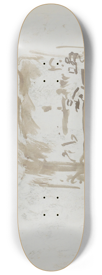 Marius Bauer - Figuren op een podium 8.25 inch art skate deck