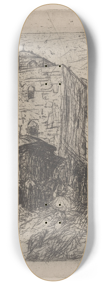 Marius Bauer - Fontein in Constantinopel 8.25 inch art skate deck