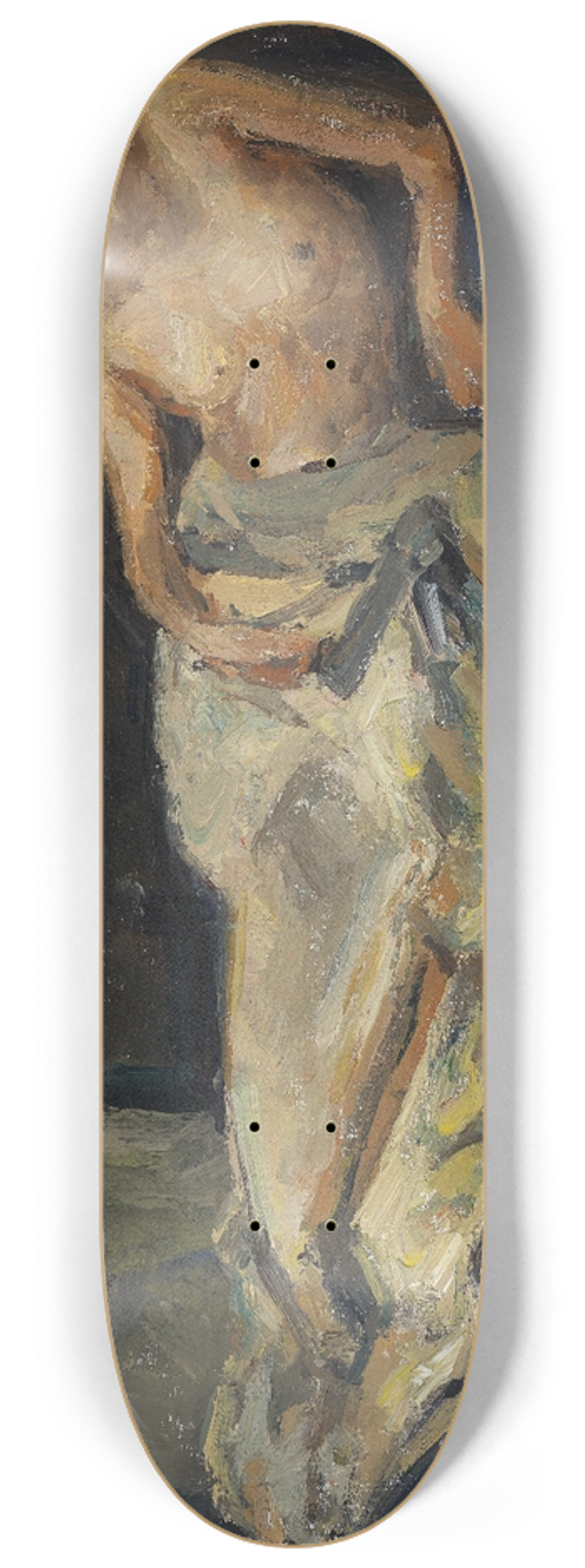 Adolf Hlzel - Liegender Halbakt 8.25 inch art skate deck