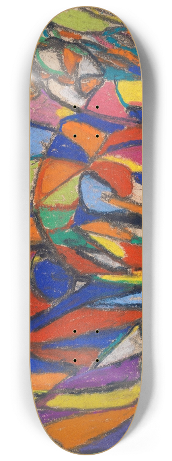 Adolf Hlzel - Ohne Titel 8.25 inch art skate deck