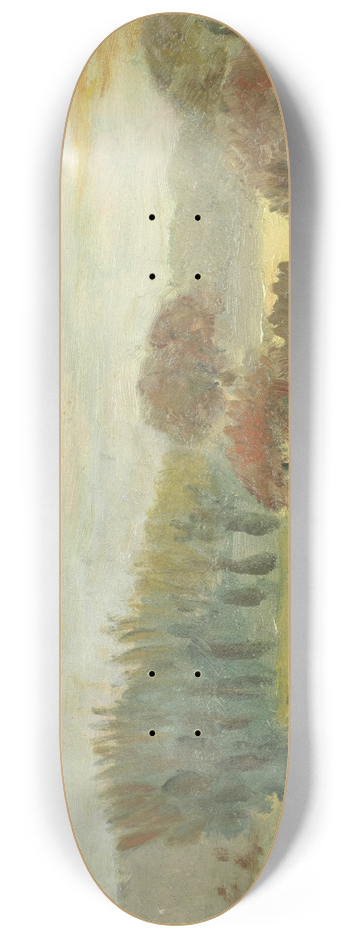 Mark Gertler - Trees at Banchory Sanatorium, Scotland 8.25 inch art skate deck