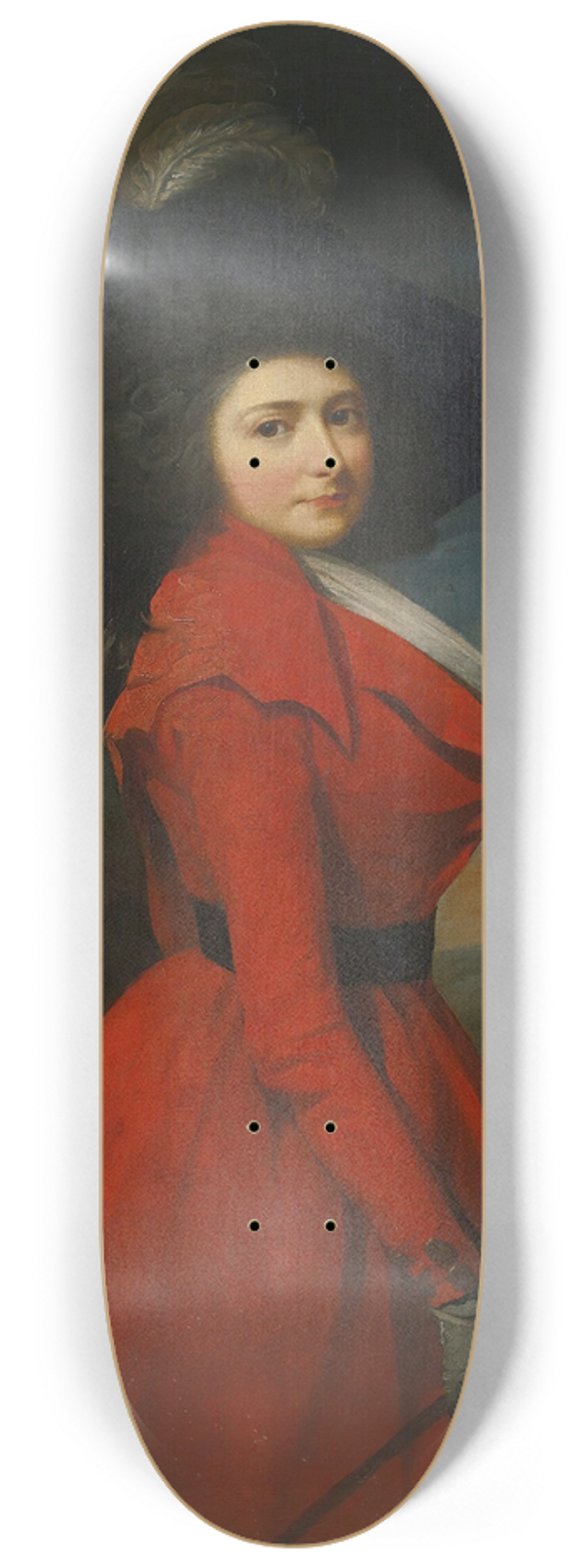 Martin Archer Shee - Portrait Of Miss Elizabeth Jemima Blake 8.25 inch art skate deck