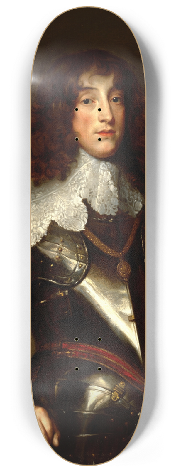 Anthony van Dyck - Charles Louis, Elector Palatine 8.25 inch art skate deck