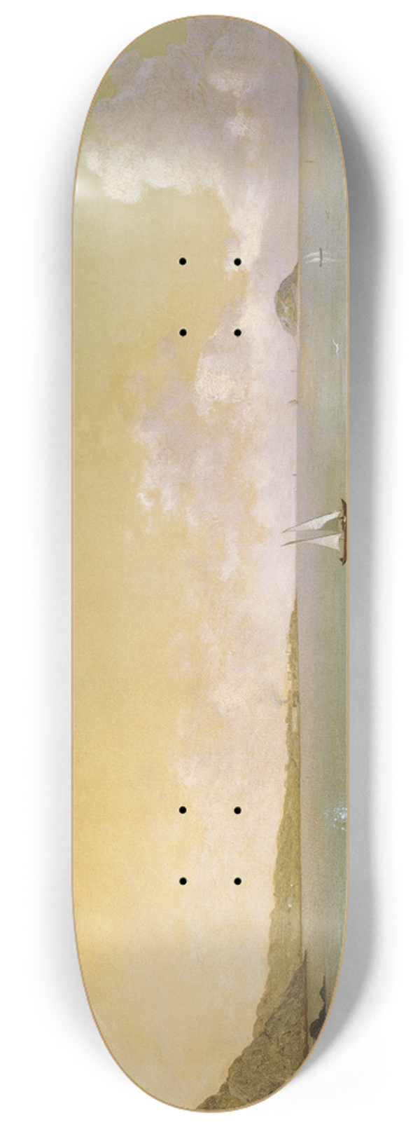 Martin Johnson Heade - Rio de Janeiro Bay 8.25 inch art skate deck