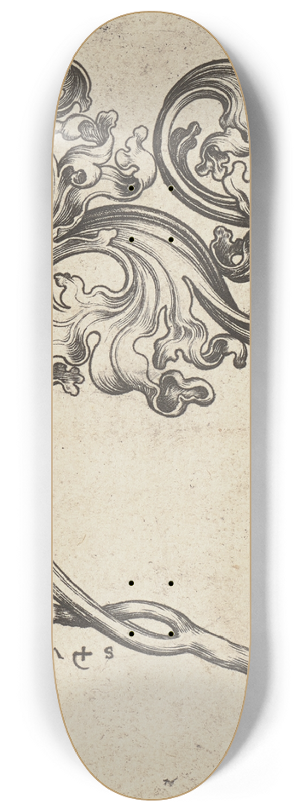 Martin Schongauer - A Foliage Ornament 8.25 inch art skate deck