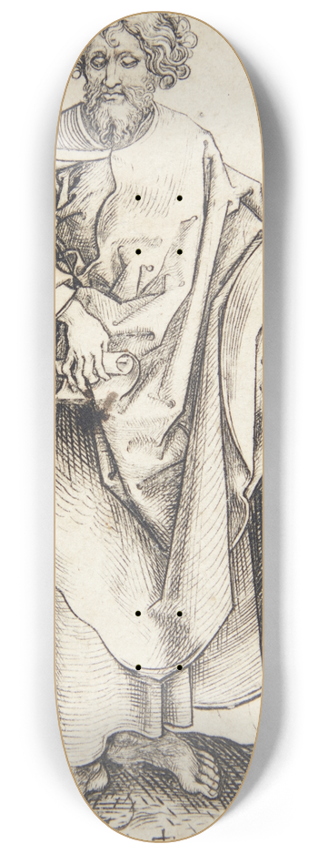Martin Schongauer - Apostlen Tomas 8.25 inch art skate deck