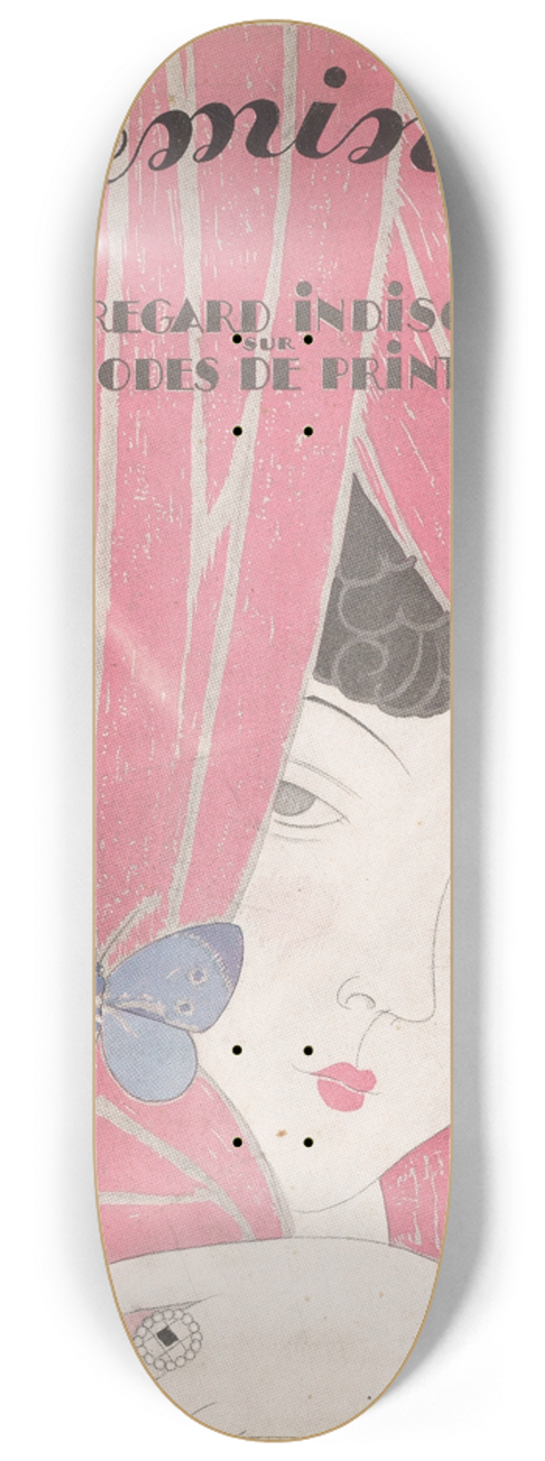 Martin - The Fashion Magazine as Temptress 8.25 inch art skate deck