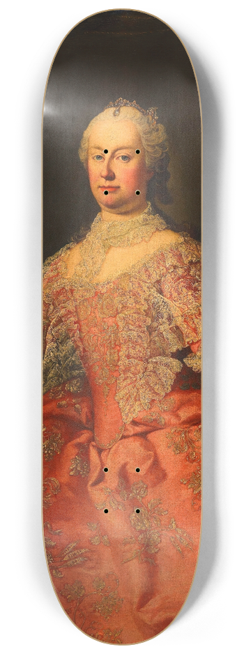 Martin van Meytens - Maria Theresia als Knigin von Ungarn 8.25 inch art skate deck