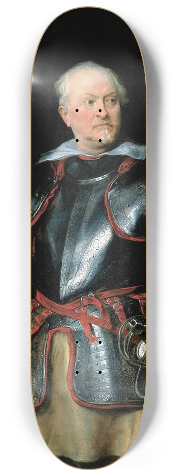 Anthony van Dyck - Portrait of a A Man in Armor 8.25 inch art skate deck