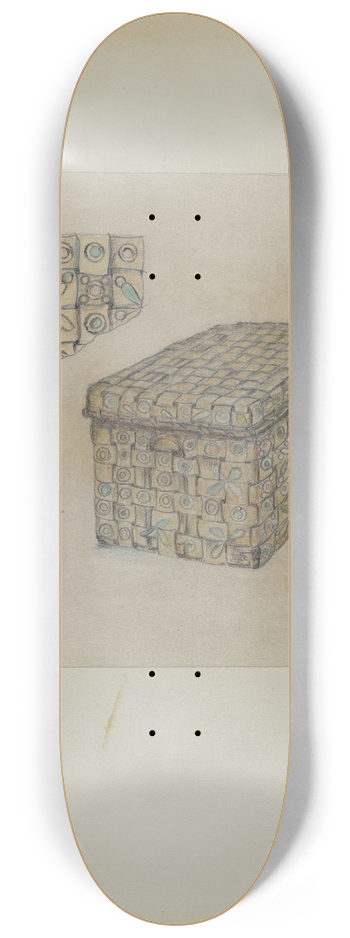 Mary Berner - Basket 8.25 inch art skate deck