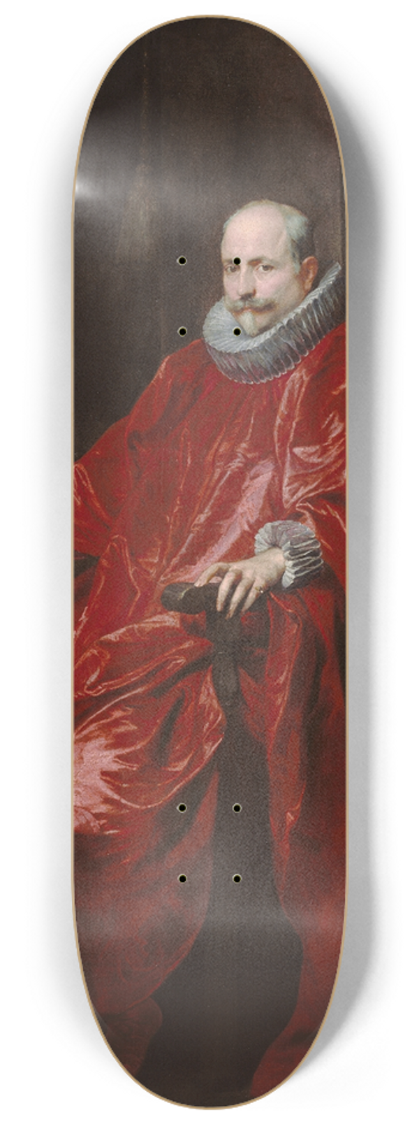 Anthony van Dyck - Portrait Of Agostino Pallavicini 8.25 inch art skate deck