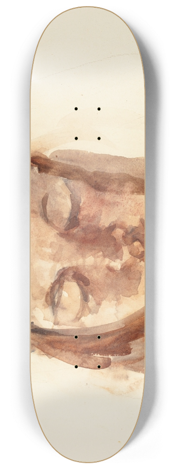 Mary Cassatt - Portrait Study of Young Girl 8.25 inch art skate deck