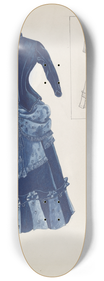 Mary E. Humes - Dress 8.25 inch art skate deck