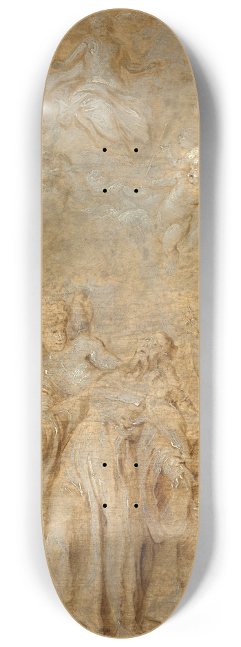 Anthony van Dyck - Saint Augustine in Ecstasy 8.25 inch art skate deck