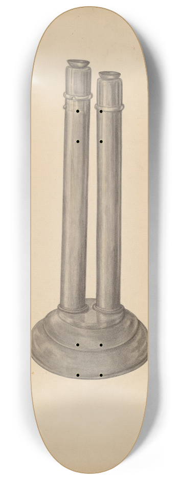 Mary Fitzgerald - Candlestick Double 8.25 inch art skate deck