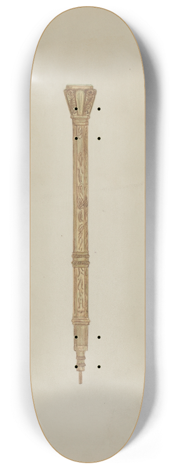 Mary Fitzgerald - Refillable Pencil 8.25 inch art skate deck