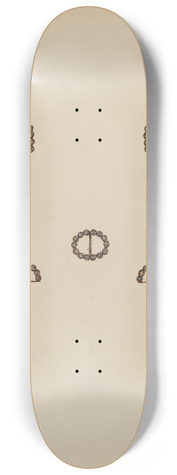 Mary Fitzgerald - Slides and Buckles 8.25 inch art skate deck