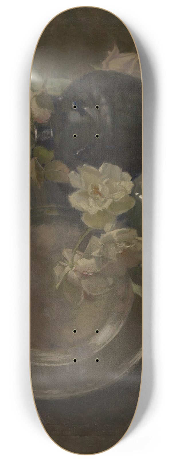 Mary Hiester Reid - A Study in Greys 8.25 inch art skate deck
